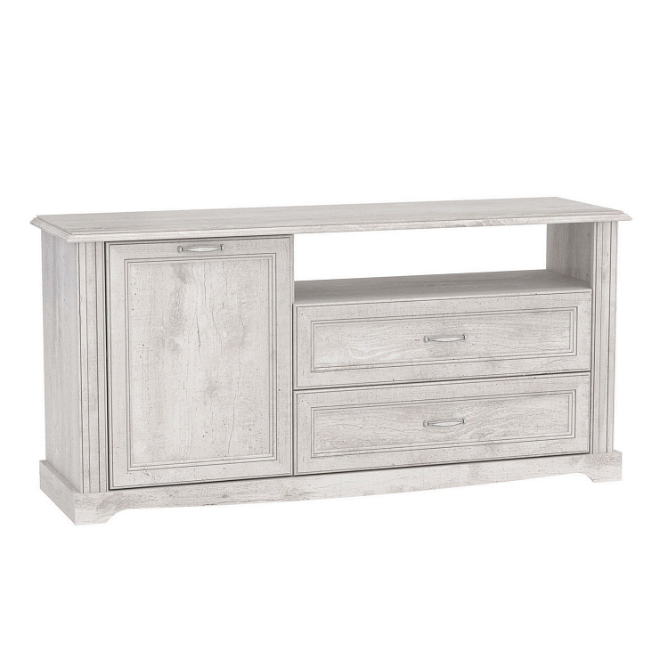 ТВ - Тумба 32.16 Сохо Бетон пайн белый/бетон пайн патина