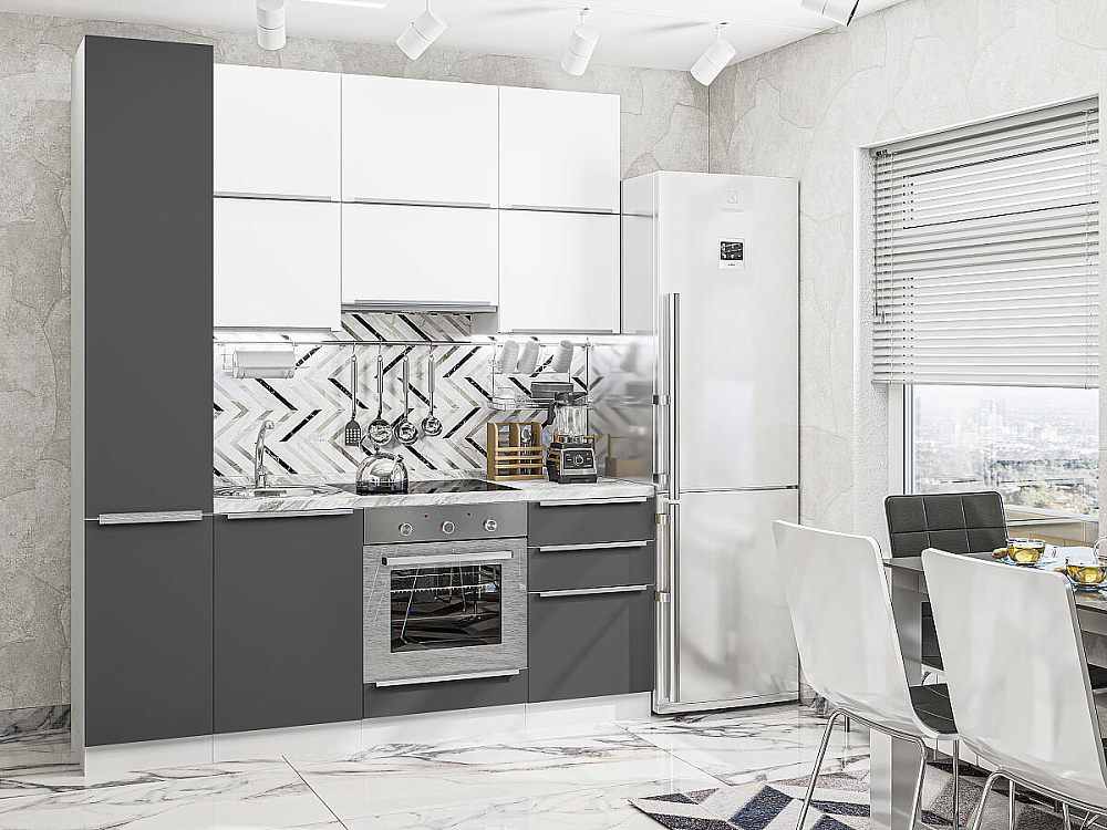 Фьюжн-06 Белый/silky white/stormy silk